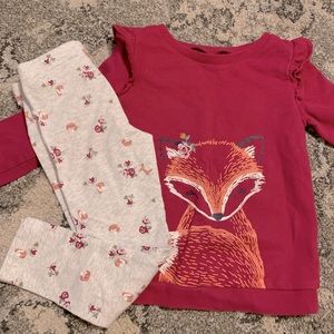 EUC 🦊 Carter’s Fox Set 🍁 Sz. 5t